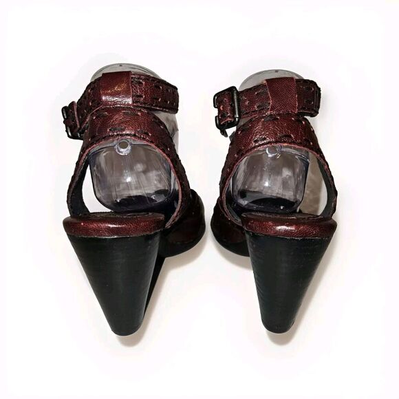 Born Ankle Strap Heel Bordeaux Size 9 - Picture 6 of 11